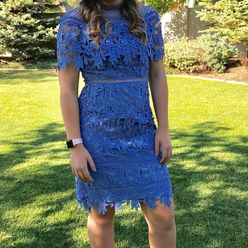 Women’s Blue Lace Dress